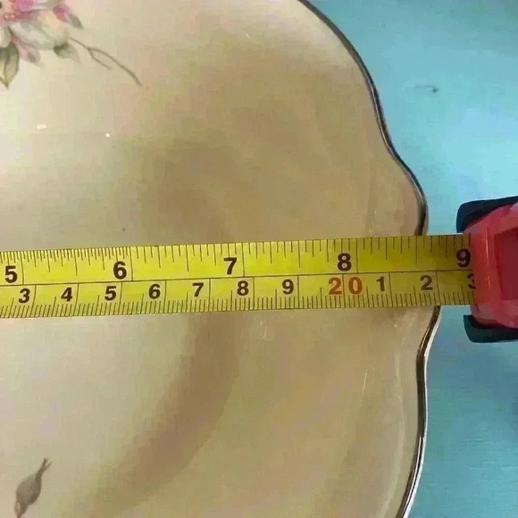 Vintage Homer Laughlin Wild Rose Round Serving Bowl Vintage China Replacement Di - Picture 8 of 9